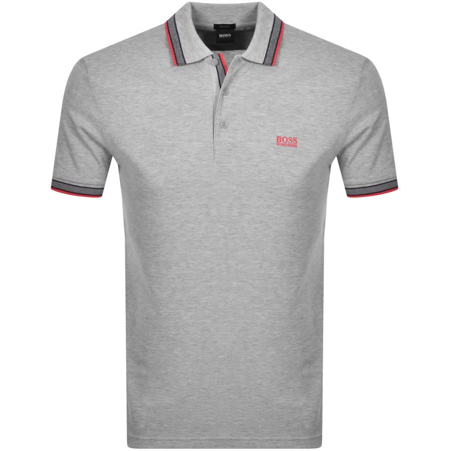 Alternative Image for ProductBOSS Paddy Polo T Shirt Grey1